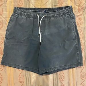Abercrombie Dark Grey Bathing Suit Mens XS